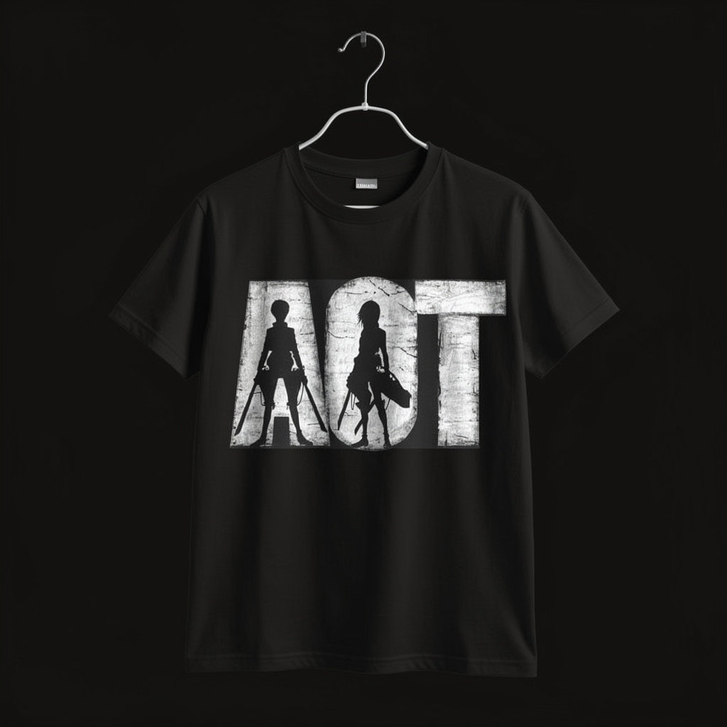 Attack on Titan "AOT" Silhouette Graphic T-Shirt