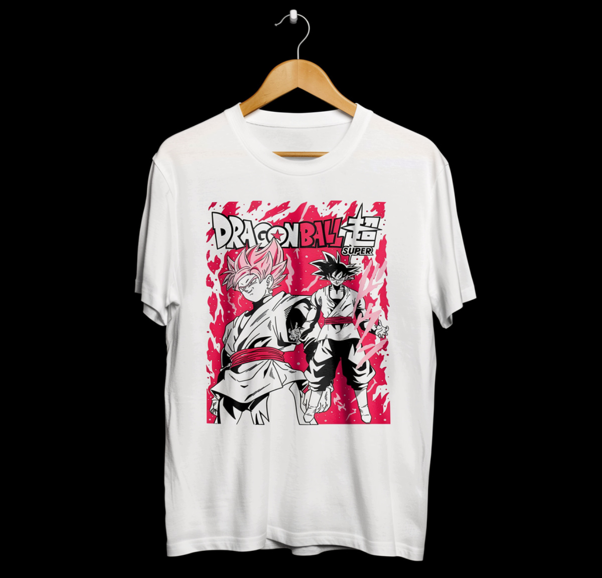 Dragon Ball Super Goku Black & Rosé Graphic T-Shirt