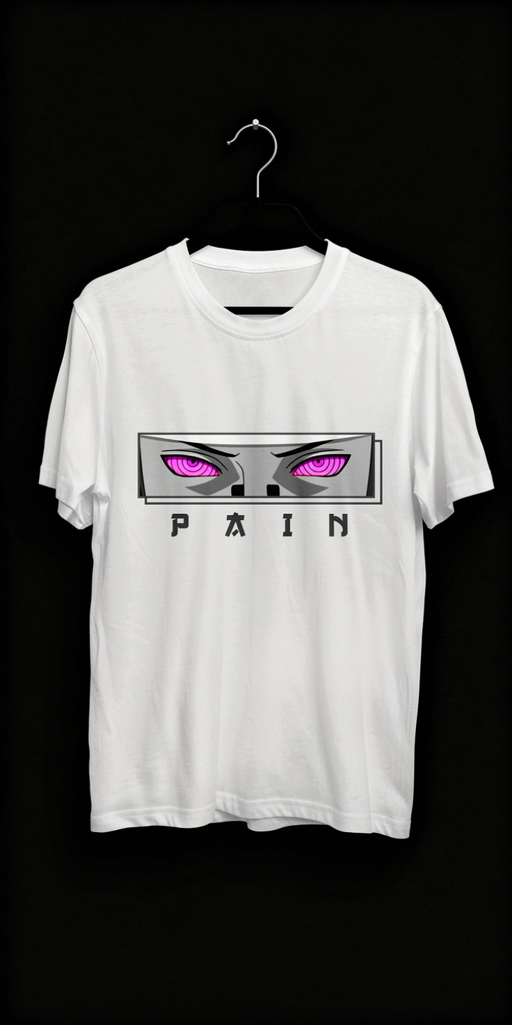 Naruto "PAIN" Rinnegan Minimalist Graphic T-Shirt