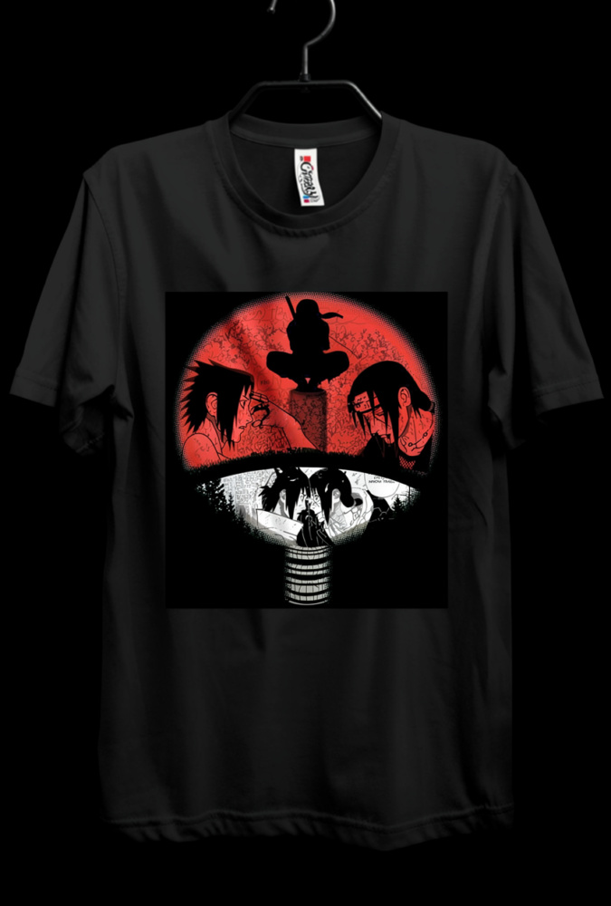 Itachi Uchiha Brothers "Destiny" Graphic T-Shirt-Naruto