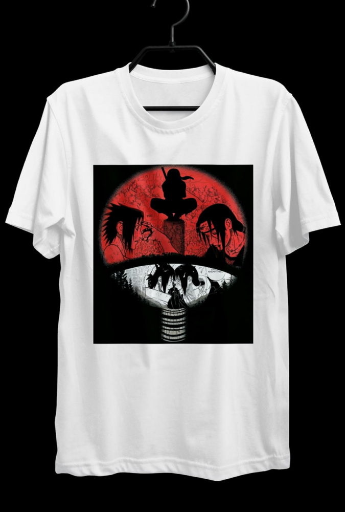 Itachi Uchiha Brothers "Destiny" Graphic T-Shirt-Naruto