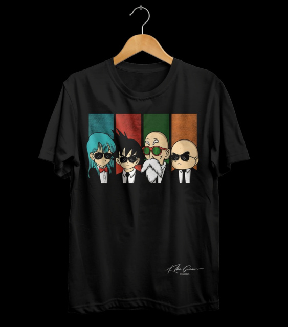 Dragon Ball Z "Reservoir Dogs" Parody Graphic T-Shirt