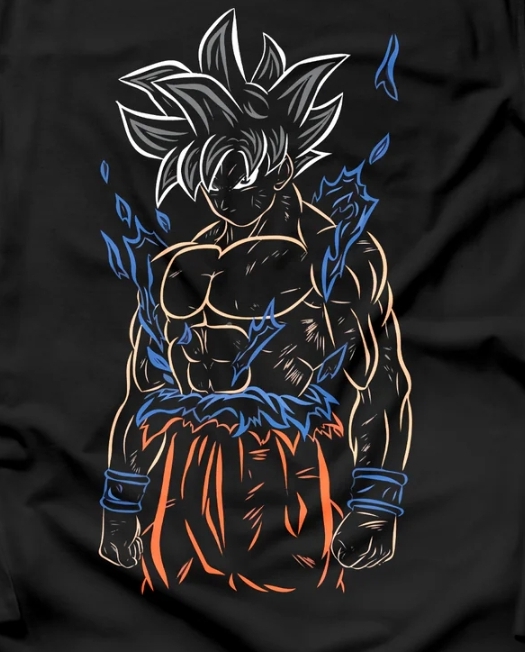 Ultra Instinct Warrior Graphic T-Shirt – Black Edition
