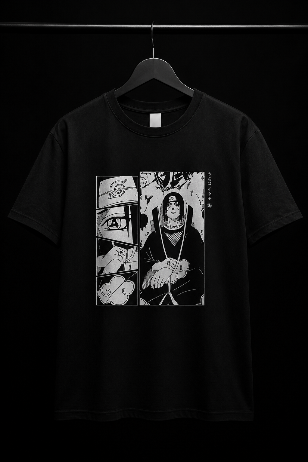 Itachi Manga Panel Graphic T-Shirt