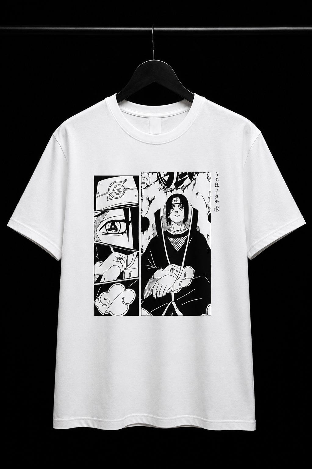 Itachi Manga Panel Graphic T-Shirt