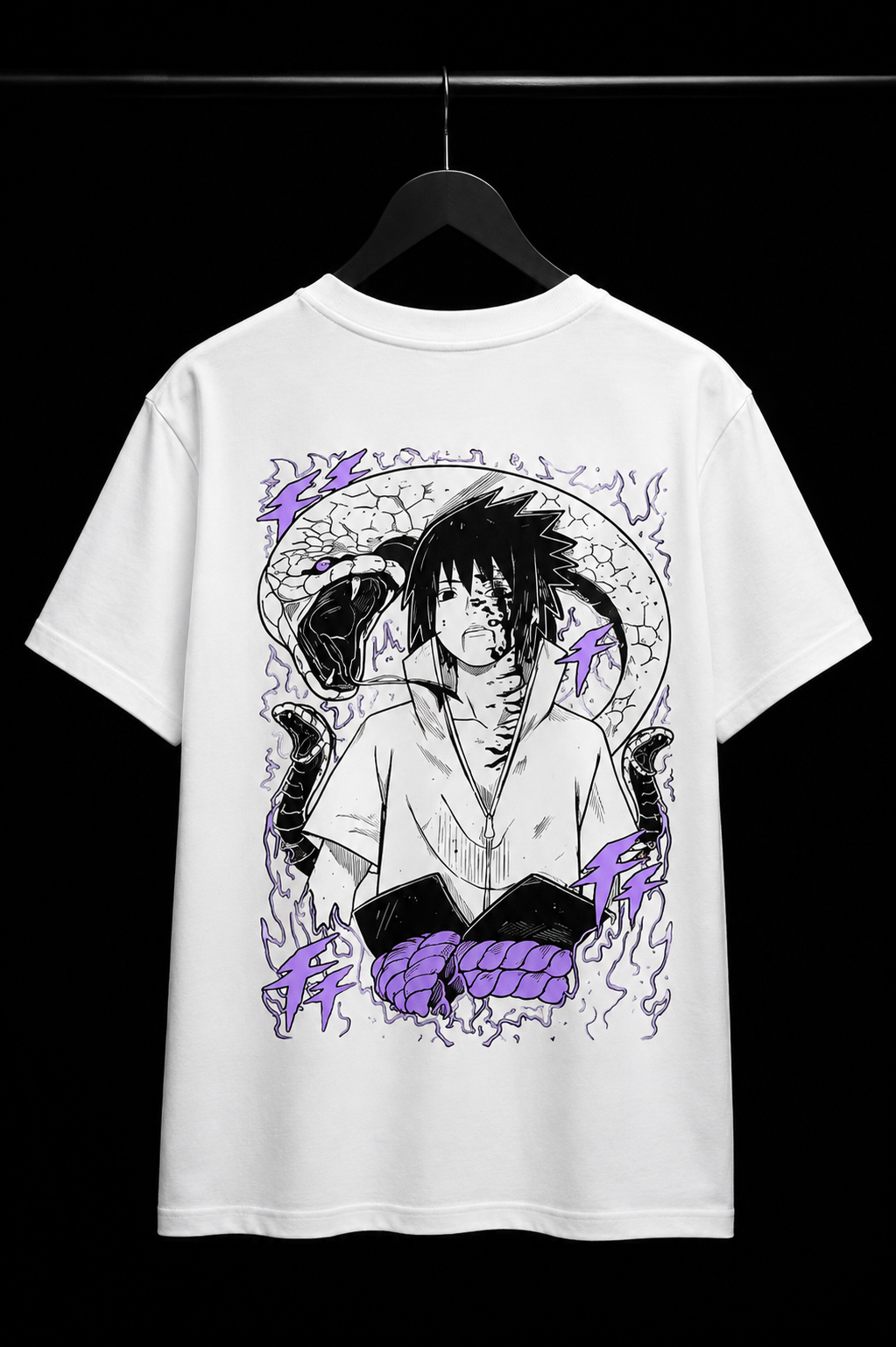 Sasuke Snake Power Graphic T-Shirt