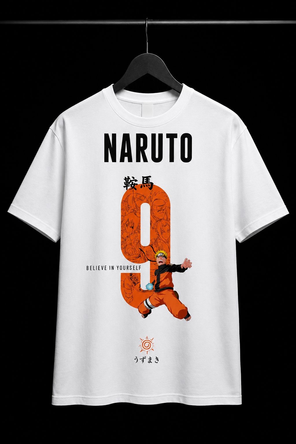 Naruto "Believe In Yourself" Graphic T-Shirt