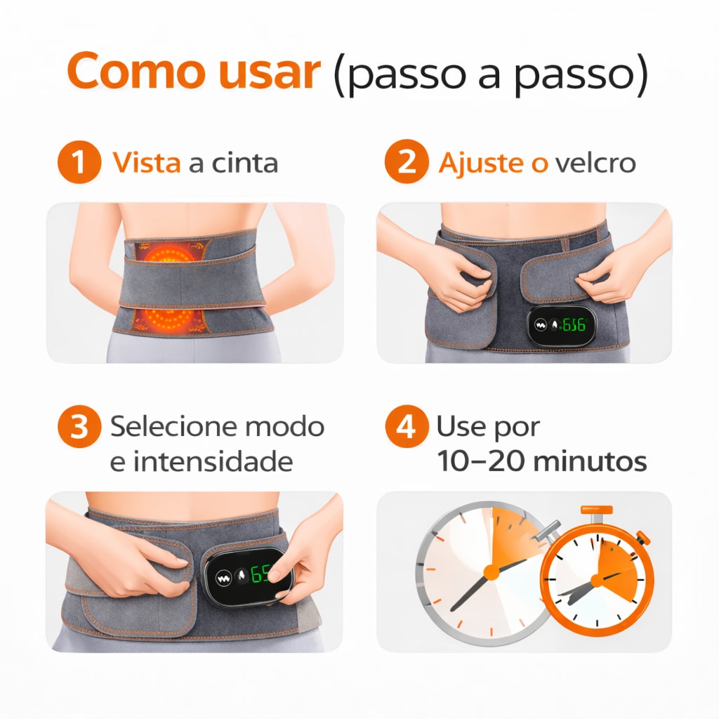 Como usar em 4 passos