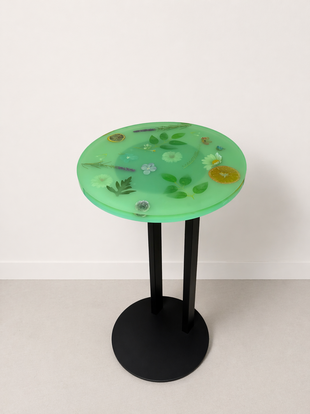 Botanical Pedestal Table