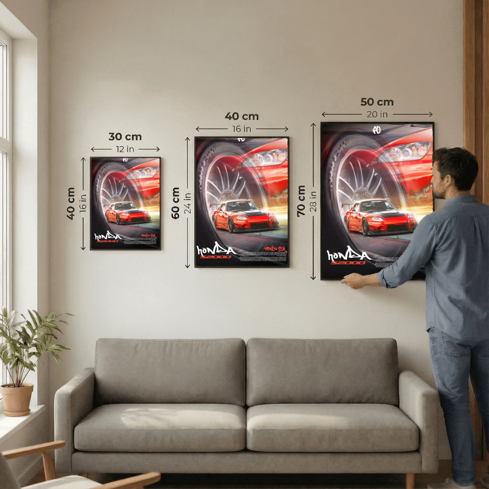 Cinematic Sports Car Poster