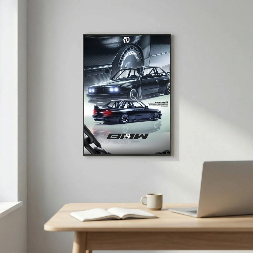 BMW M3 E30 Poster