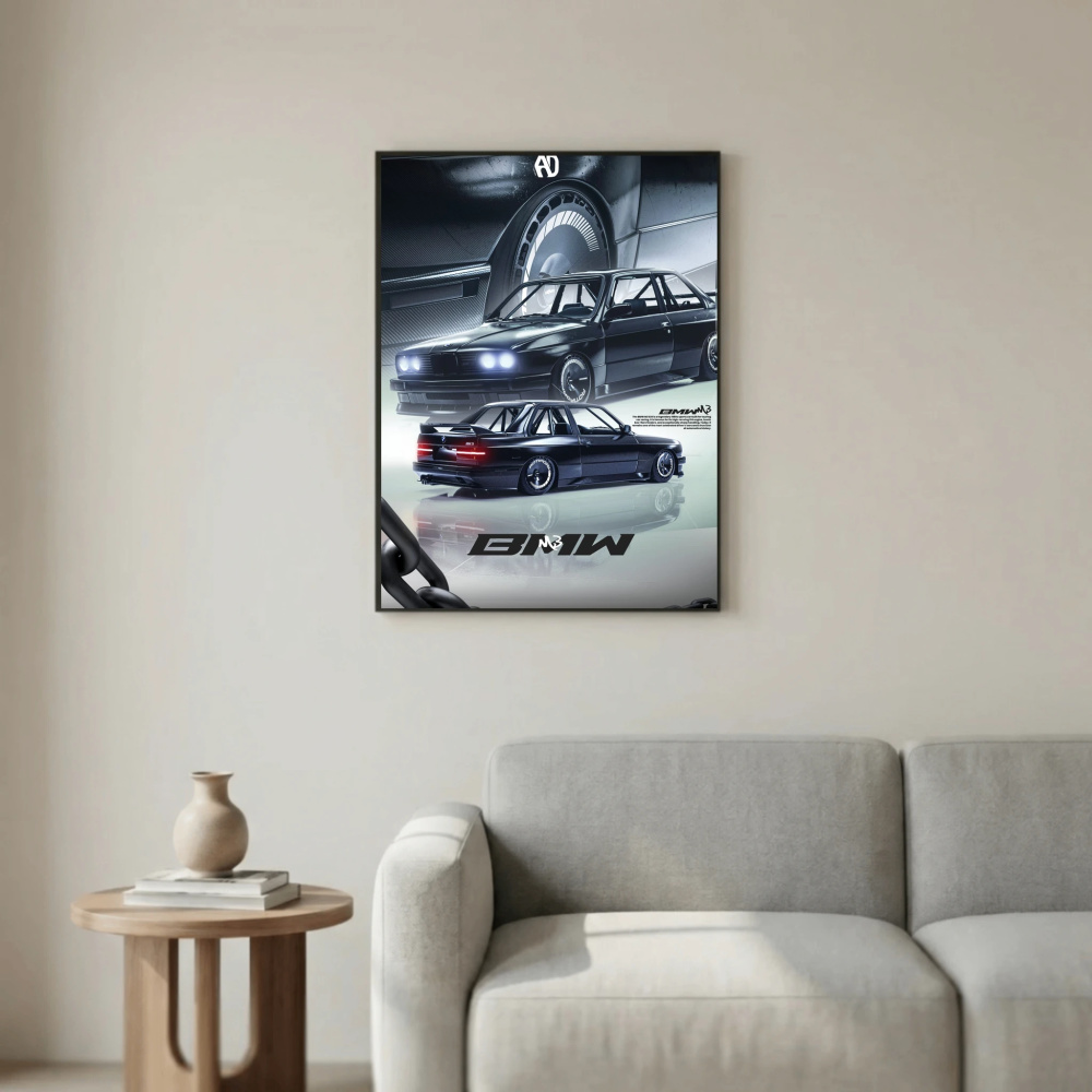 BMW M3 E30 Poster