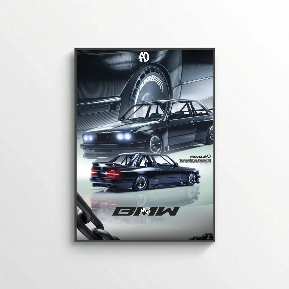 BMW M3 E30 Poster