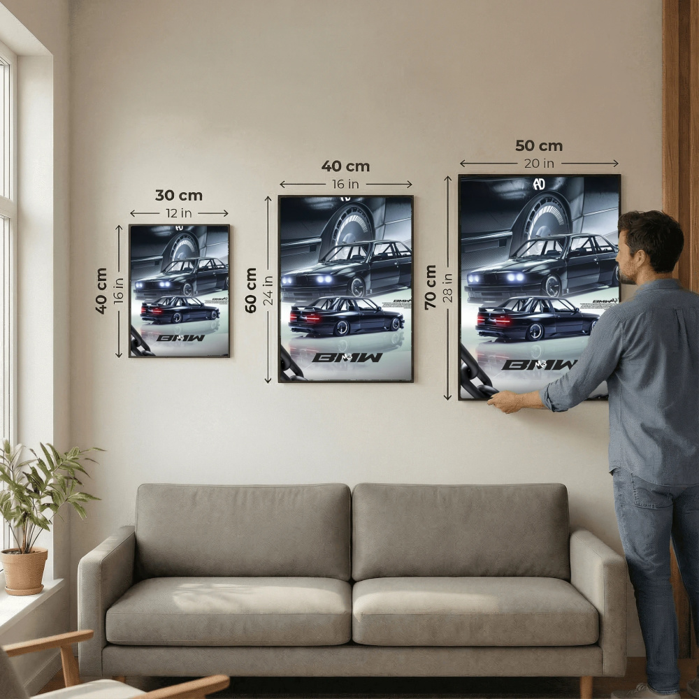 BMW M3 E30 Poster