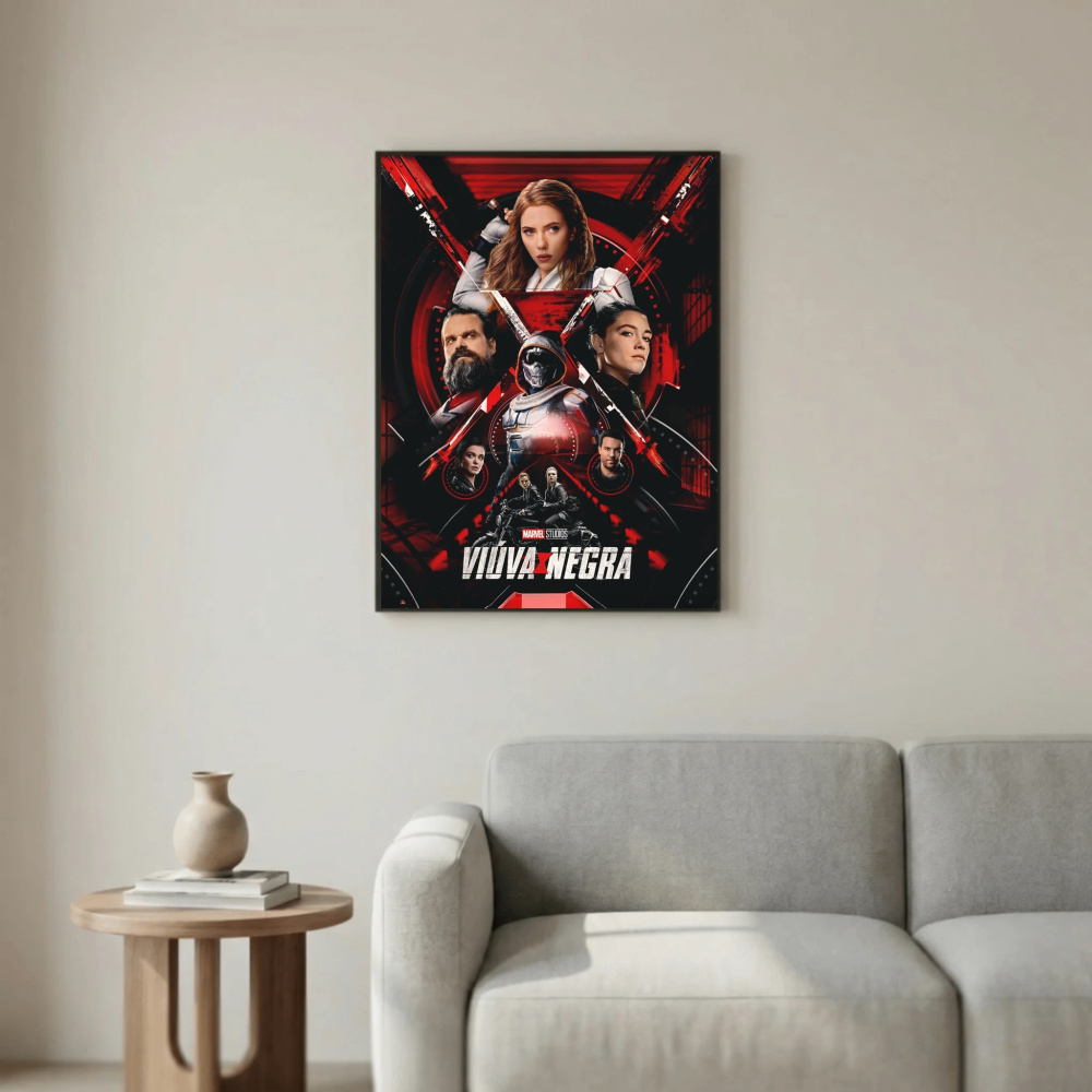 Explosive Black Widow Poster