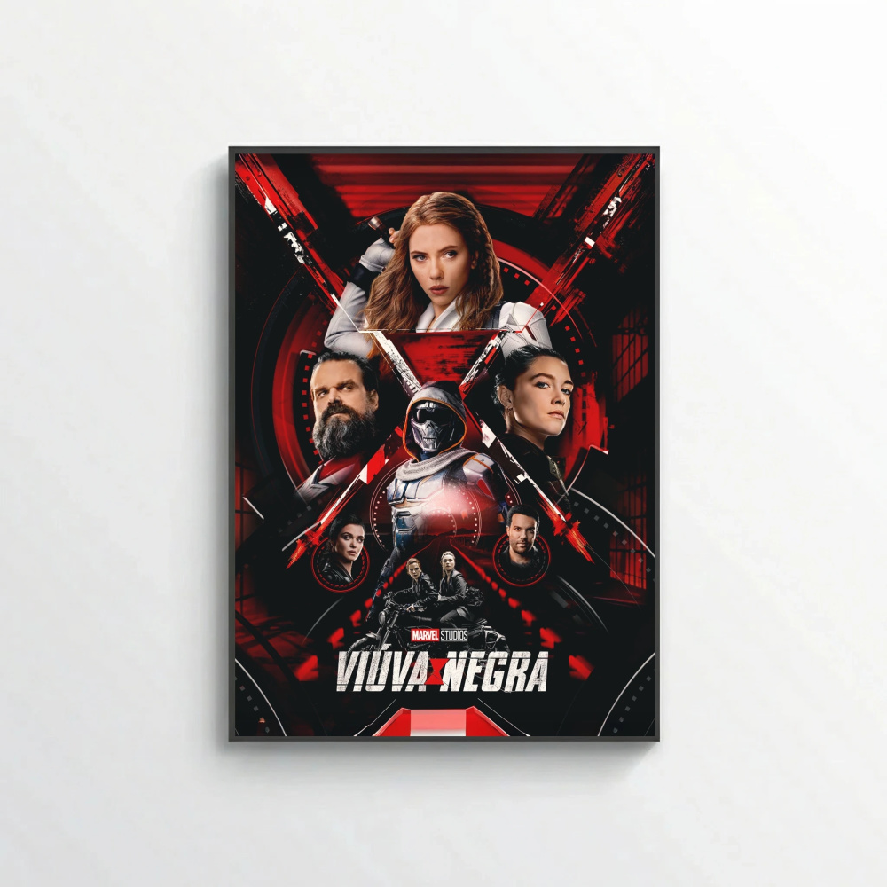 Explosive Black Widow Poster