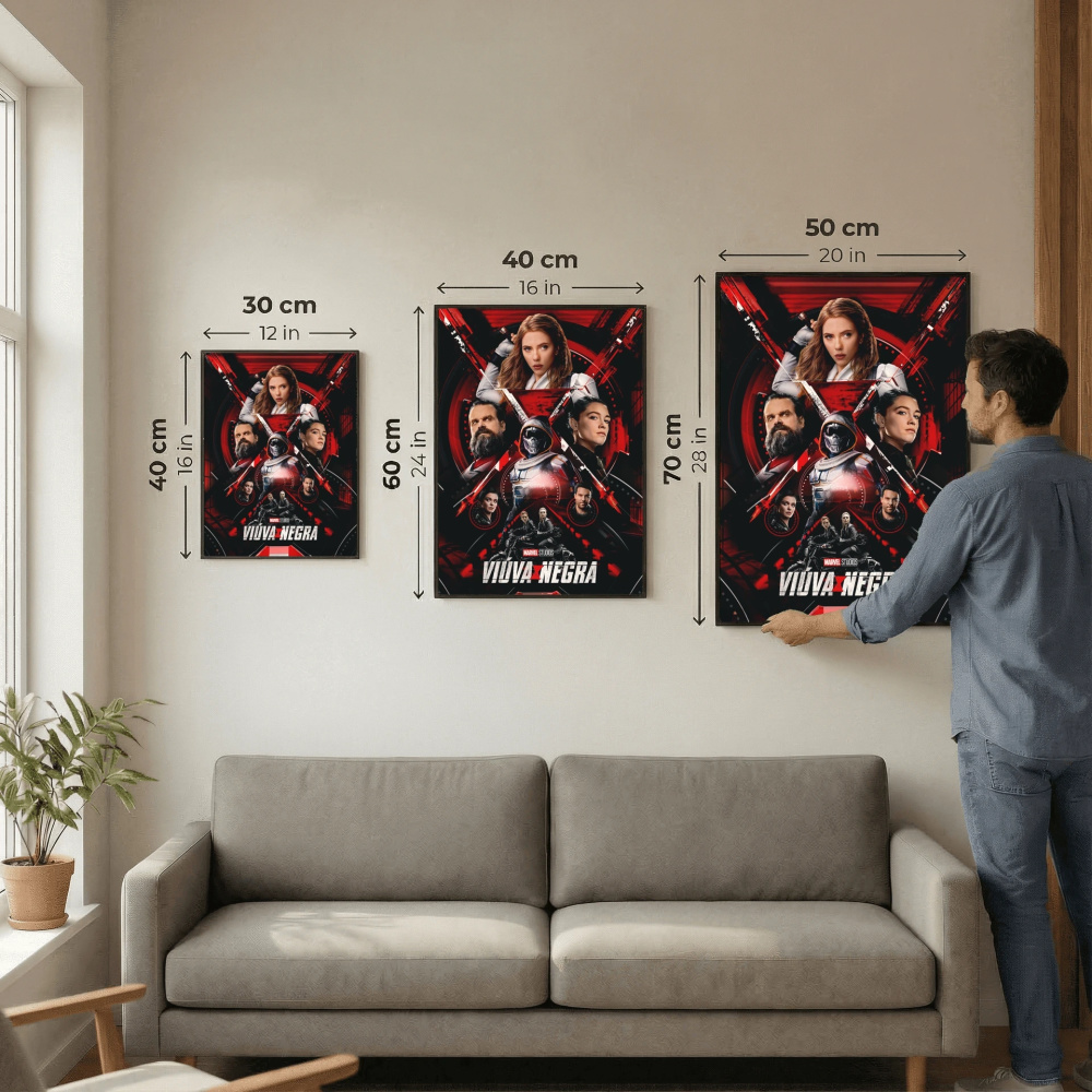 Explosive Black Widow Poster
