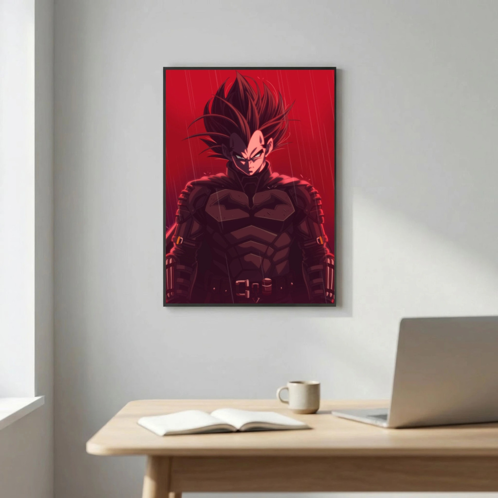 DragonBall x TheBatman Poster | High Quality Anime Art