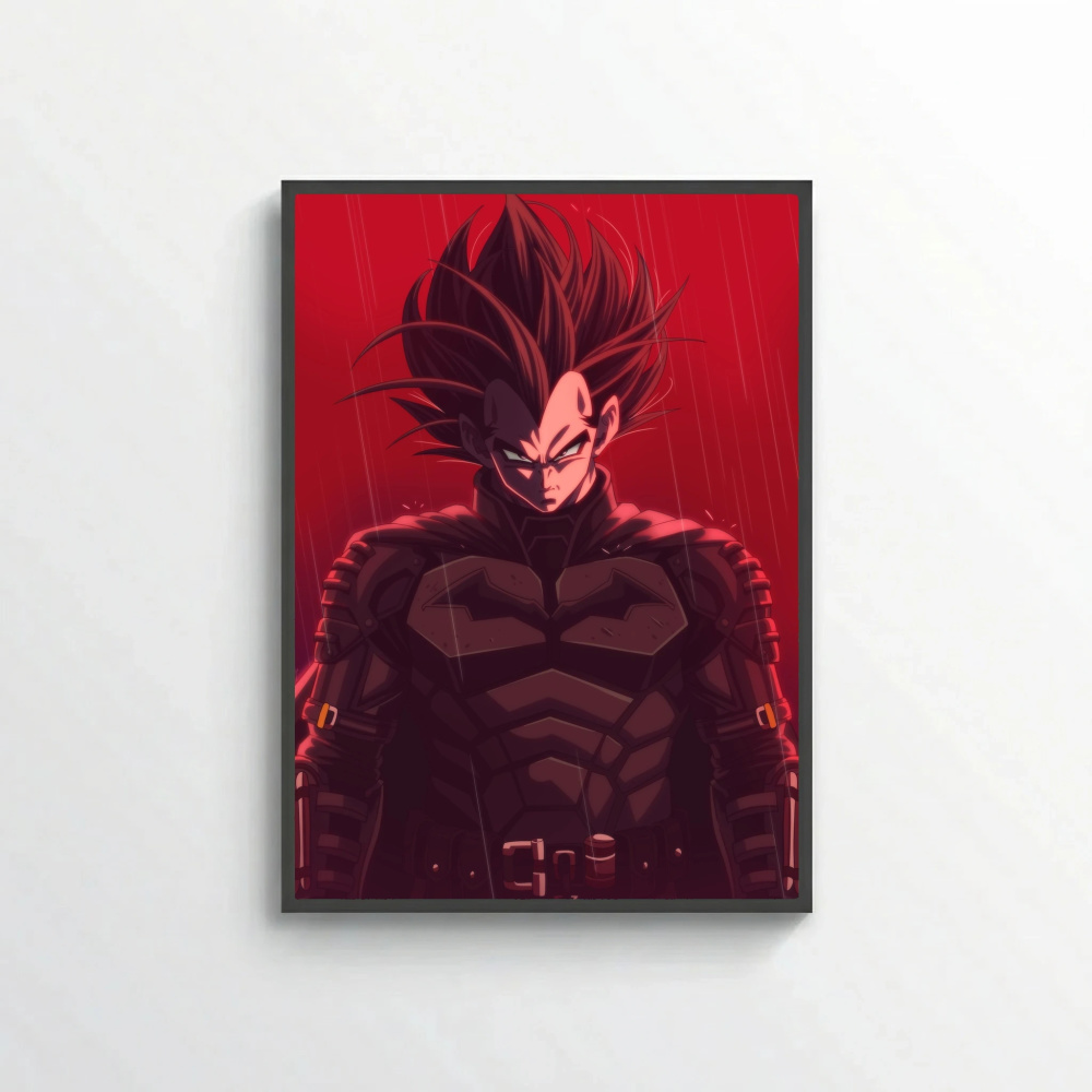 DragonBall x TheBatman Poster | High Quality Anime Art