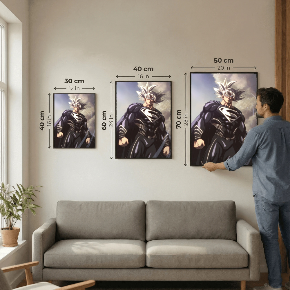 DragonBall x Superman Poster | High Quality Anime Art