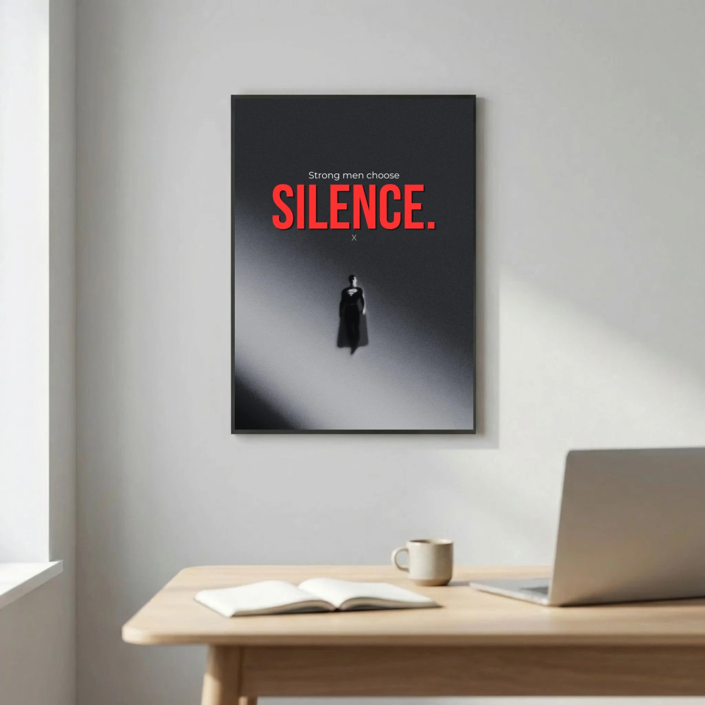 Strong men choose silence