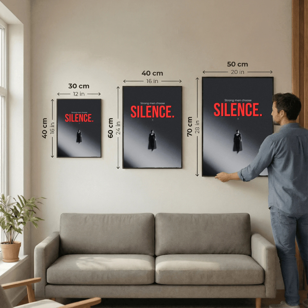 Strong men choose silence