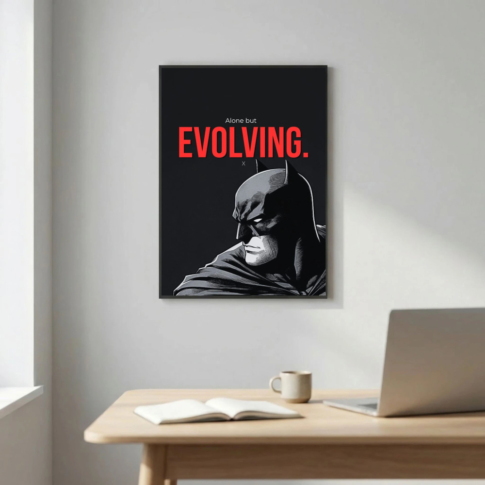 Alone but evolving.