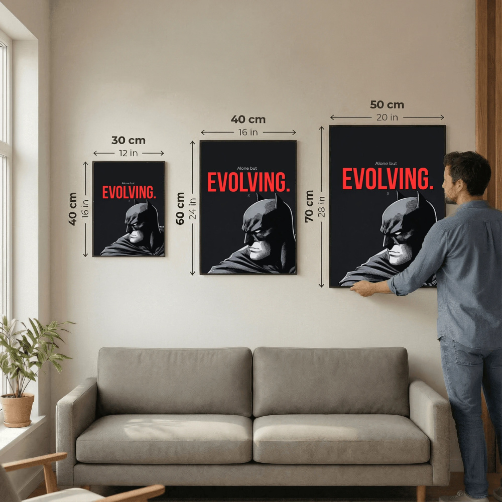Alone but evolving.
