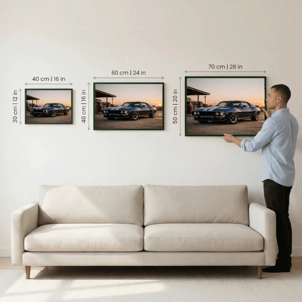 AMC Javelin Classic Muscle Car Poster - Vintage Americana Art