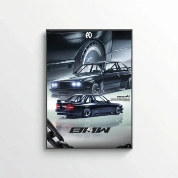 BMW M3 E30 Poster