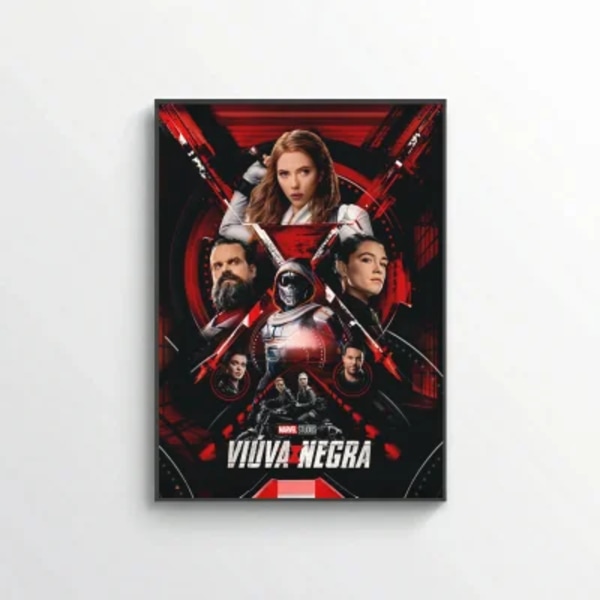 Explosive Black Widow Poster