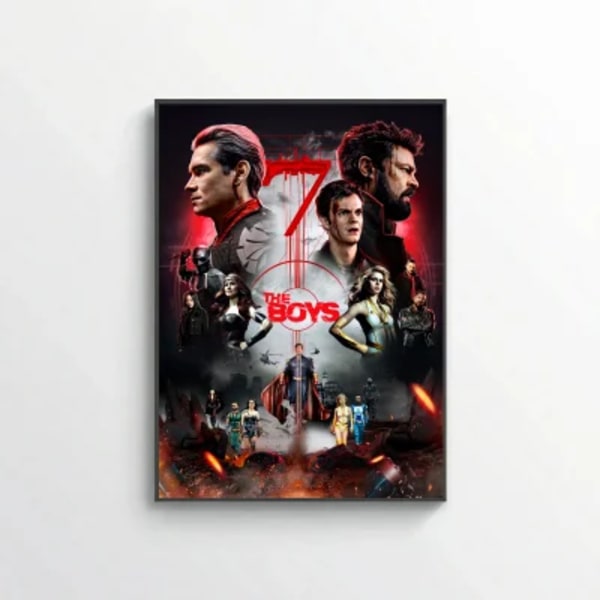 Epic "The Boys" Poster: Heroes in Conflict