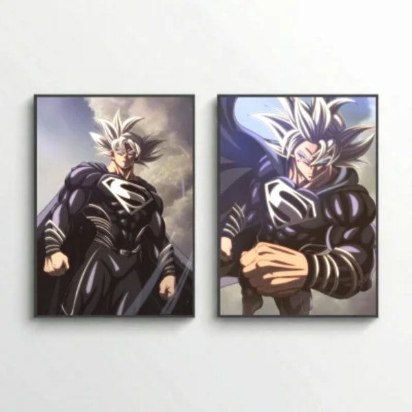 DragonBall x Superman Poster | High Quality Anime Art