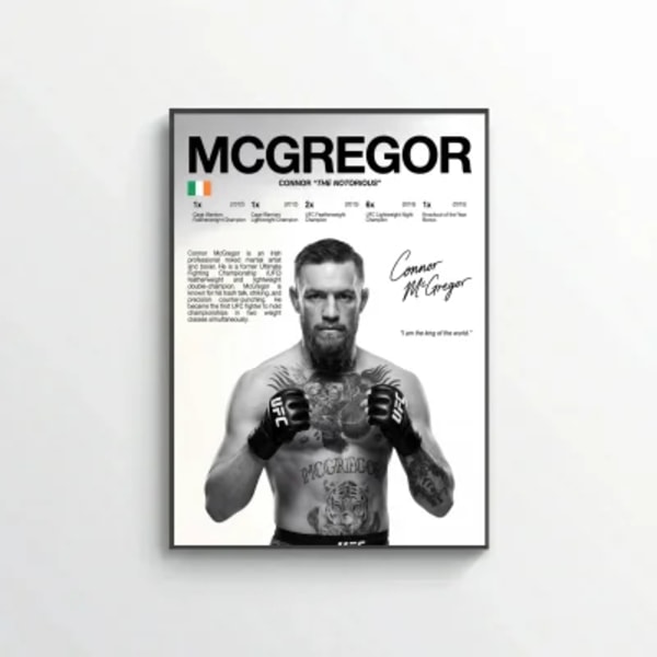 Conor McGregor MMA Poster