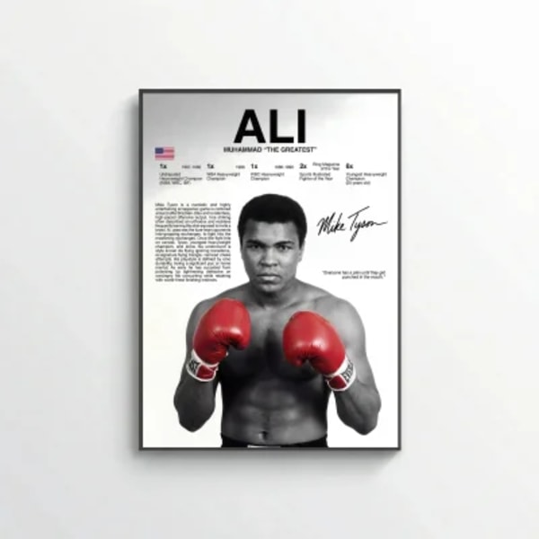 Muhammad Ali Boxing Poster