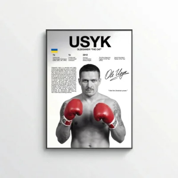 Oleksandr Usyk Boxing Poster