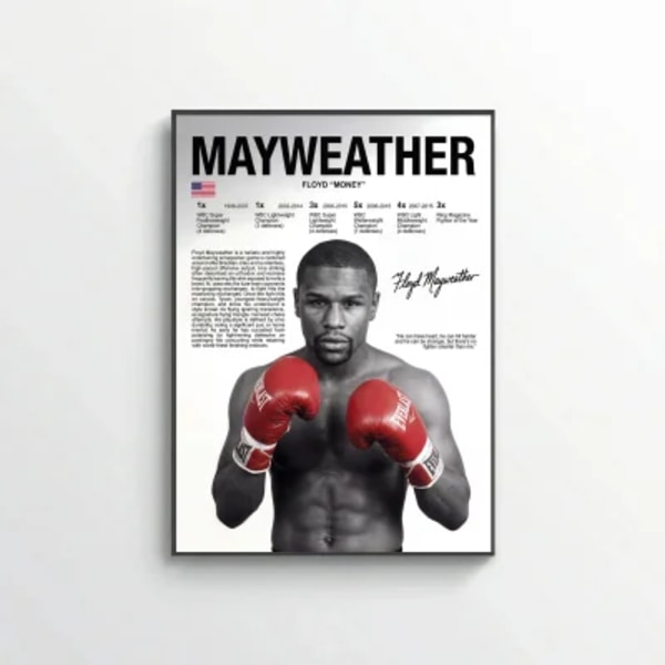 Floyd Mayweather Boxing Poster