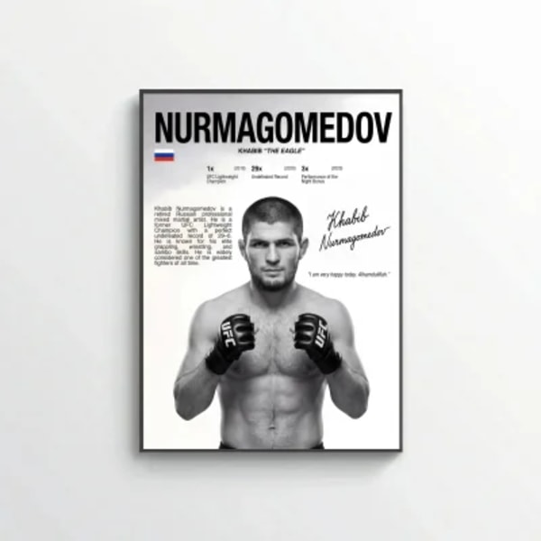 Khabib Nurmagomedov MMA Poster