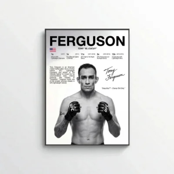 Tony Ferguson MMA Poster