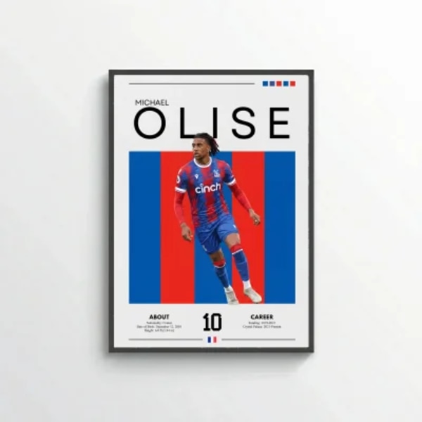 Michael Olise Football Poster – Modern Sports Wall Art