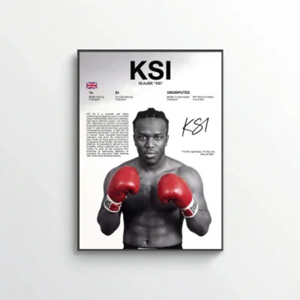 Olajide Olatunji - KSI boxer content creator poster