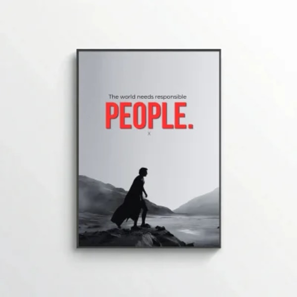 The world needs responsible people