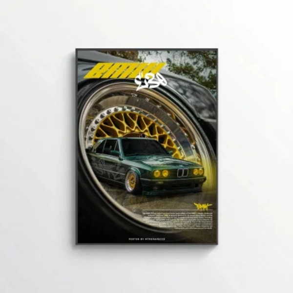 POSTER BMW E30
