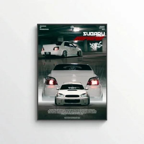POSTER SUBARU IMPREZA WRX