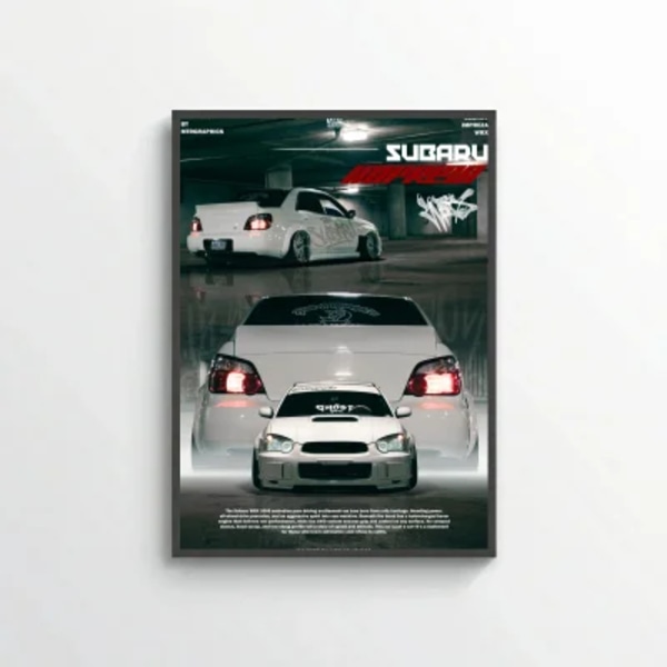 POSTER SUBARU IMPREZA WRX