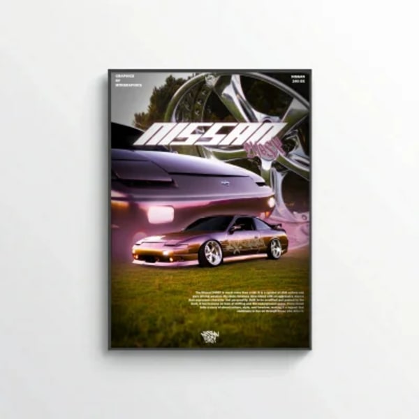 POSTER NISSAN 240SX