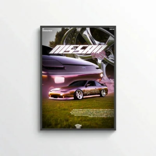 POSTER NISSAN 240SX