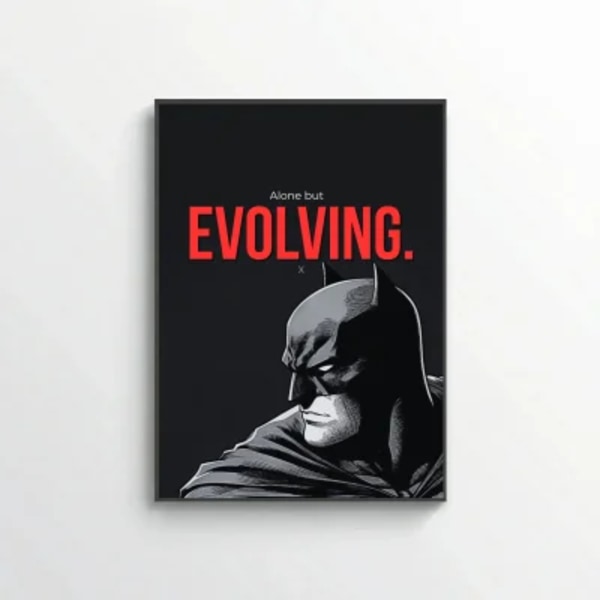 Alone but evolving.