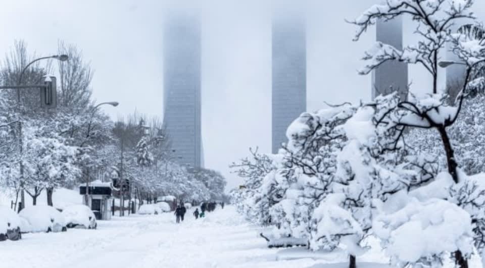 Metereológia en Madrid con borrascas importantes