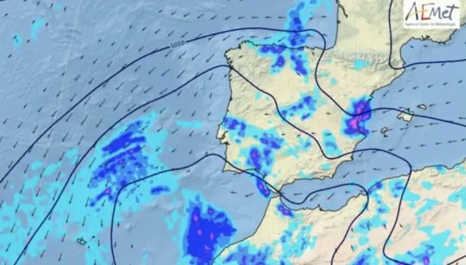 La AEMET avanza el tiempo para Semana Santa y no pinta bien: «Esas precipitaciones